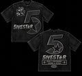 5IVESTAR “Born A Star” T-shirt- First Drop | Washed Black